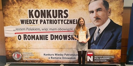 Agata Żuk laureatką Konkursu Wiedzy Patriotycznej 