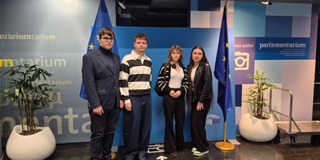 Wizyta studyjna naszych uczniów w Parlamencie Europejskim w Brukseli 