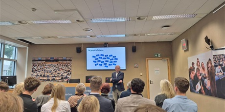 Powiększ grafikę: Wizyta studyjna naszych uczniów w Parlamencie Europejskim w Brukseli 